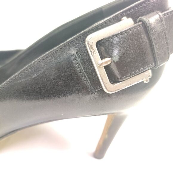 Yves saint laurent pointed toe buckle pumps  - Picture 5 of 15